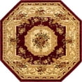 thumbnail image 2 of Rugs.com Chateau Collection Rug – 5' 3 Octagon Red Medium Rug Perfect For Living Rooms, Kitchens, Entryways, 2 of 6