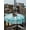 White, Teal, Blue, variant on Outdoor Tablecloth with Umbrella Hole & Zipper, Teal Rectangle Tablecloth 52x70 Inch, Vintage Abstract Oil Painting Art Modern Patio Table Cover Waterproof Table Cloth for Picnic/Party