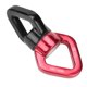 thumbnail image 3 of Polea de 30 KN Rueda para escalada en roca para exteriores Conector fijo Rueda colgante bidireccional (Negro Rojo), 3 of 8