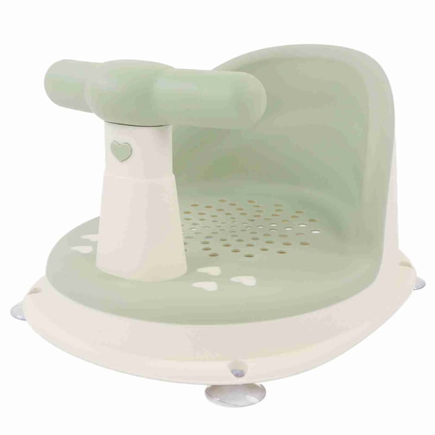 Asiento De Bañera Infantil, Asiento De Baño Para Bebé Multifuncional A Prueba De Piel Con Succiones, Asiento De Goma Suave Plegable Para Vacaciones