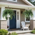 thumbnail image 5 of 45" Fake Ferns, Set of 2 Boston Fern Artificial Plants for Decorating Office, , Living Room Home Yards Farmhouse Decor, Green, 5 of 7
