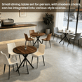 thumbnail image 3 of 31.7" Round Dining Table Set for 2,3-Piece Modern Round Dining Set,Small Dinette Sets for Living Room, Dining Room, Kitchen, 3 of 7