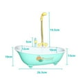 thumbnail image 4 of CBFFDC Boîte de Bain pour Perroquet Robuste Jouet Automatique pour Baignoire Perruches Réalistes Perruches Perroquet Cockatiel Conure Fournitures pour Oiseaux, 4 of 5