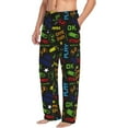 thumbnail image 3 of Kdxio Pixel Game Print Men's Sleep Pajama Pant Lounge Pants with Pockets, 3 of 8