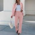 thumbnail image 6 of Kaemgyyd Women's Fall Business Pant Suit Long Sleeve Blazer Jacket with Pants Formal 2 Piece Blazer Set Casual Office Work Outfits, 6 of 6