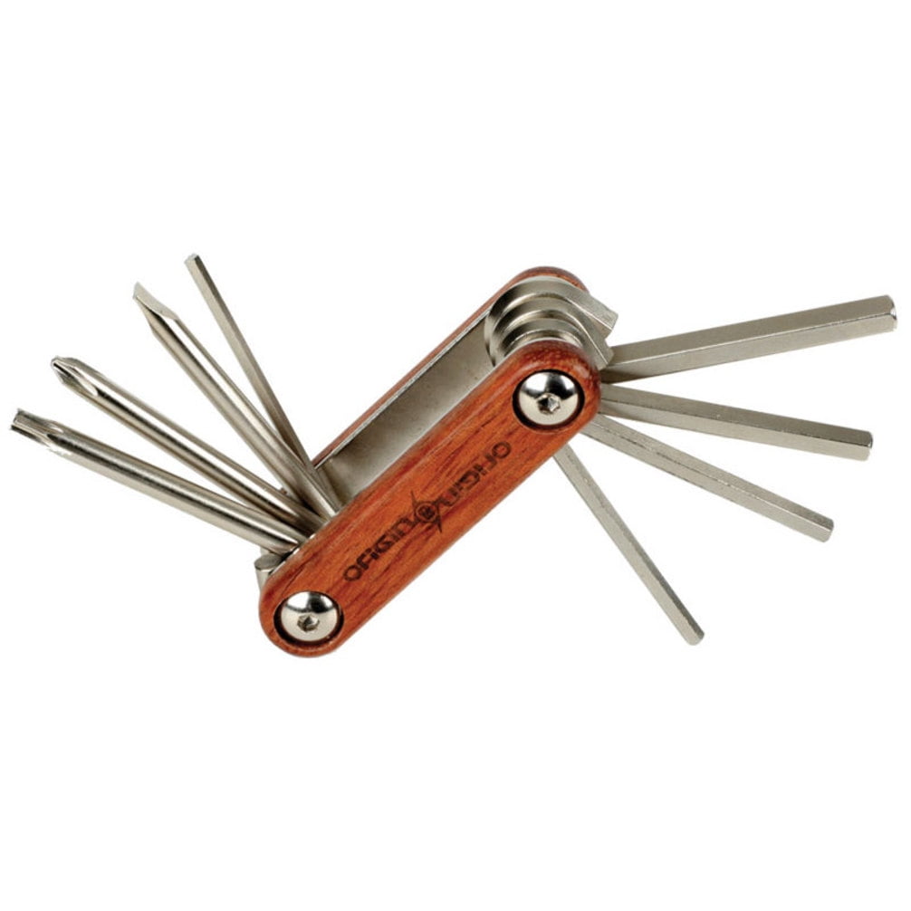 Origin8 Wood Mini Tool Multi Tools & Hex Keys-11-In-1-Bicycle Multi-Tool-New 