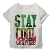 Juicy Couture Girls Stay Cool Sweatshirt, White, M (12)