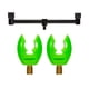 thumbnail image 2 of Soporte para cabezal de apoyo para caña de pescar, barra de pesca Buzz, accesorios para carpas 25cm Silicona Verde, 2 of 9