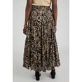 thumbnail image 2 of Jessica London Women's Plus Size Petite Flowing Crinkled Maxi Skirt, 2 of 5