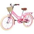 thumbnail image 5 of Múltiples colores, bicicleta de niñas con cesta para niños de 7-10 años, rueda de 20 pulgadas, sin ruedas de entrenamiento incluidas, 5 of 5