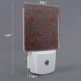 thumbnail image 2 of Bingfone Red Ladybugs On Dark Background Print Night Lights Plug into Wall,Dusk to Dawn,Bright Nightlight Auto-On/Off, for Adults Kids Room Bedroom Bathroom Hallway Kitchen, 2 of 7