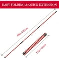 thumbnail image 4 of Golf Alignment Sticks 2 Pack,Upgraded 48" Collapsible Alignment Stick Golf Training Aid for Aiming, Putting, Swing Trainer, Golf Training Sticks with Clear Tube Case, 4 of 7