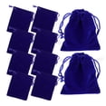 thumbnail image 2 of CIMAXIC Drawstring Gift Bags 10pcs 7*9cm Drawstring Wedding Favor Gift Bags Candy Bag Jewelry Pouch (Royal Blue),3.54"X2.76"X0.12", 2 of 5