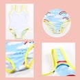thumbnail image 5 of Qertyioot Toddler Girl One-Piece Swimsuit Cute Print Adjustable Bathing Suits Ruffle Striped Swimwear Siamese Bikini 3-7 Years, 5 of 5