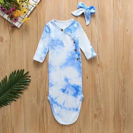 

DAETIROS Silky Print Daily Romper Jumpsuit Sets （0-6M） Christmas Girls T Shirts Blue