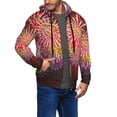 thumbnail image 2 of Kdxio Fireworks Print Men Hoodies Casual Hoodies for Men with Zip Pockets Full Zip Long Sleeve Sweatshirt Sports Hooded Jacket-Medium, 2 of 5