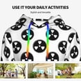 thumbnail image 4 of Lsque Gear Tools Pattern Casual Women's Hoodie,Hooded Sweatshirt with Kangaroo Pocket,Pullover Hoodie with Eye-catching Drawstrings-Small, 4 of 7