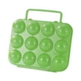 thumbnail image 2 of GROWTH TANK Camping Egg Holder Compact 12 Grid Egg Storage Box for Picnic Backpacking RV Green, 2 of 9