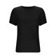 thumbnail image 4 of Blusas de Encaje de Manga Corta con Capucha de Cuello Redondo, 95% Poliéster 5% Spandex Camiseta Superior, 4 of 6