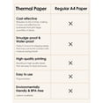 thumbnail image 6 of Restored iDPRT A4 Thermal Printer, Future800 Portable Printer, 300dpi Resolution 4ips Fast A4 Paper Printer with Auto Cutting, 100 Sheets Capacity, Compact Design, Support WiFi App Wireless (Refurbished), 6 of 8