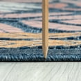 thumbnail image 4 of 2x3 Water Resistant, Small Indoor Outdoor Rugs for Patios, Front Door Entry, Entryway, Deck, Porch, Balcony | Outside Area Rug for Patio | Dark Blue, Floral | Size: 1'11'' x 3', 4 of 7