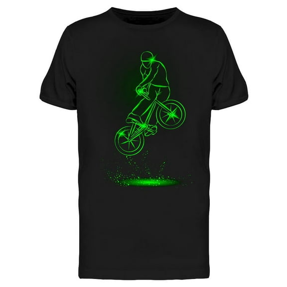 Trick On The Bmx Bike T-Shirt Men -Image by Shutterstock, Male Medium