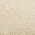 thumbnail image 3 of Lavish Home 64-28-I Body Soft Sherpa Pillow Cover with Zipper - Ivory, 3 of 8