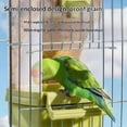 thumbnail image 6 of Bird Feeder Automatic Seed Dispenser Anti-Splash Food Bowl for Budgie Cockatiel Parrot, 6 of 10