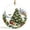 C, variant on Round Clear Acrylic Christmas Ornament, Winter Cabin Christmas Tree Printed Hanging Ornament, Forest Scene for Tree, Wreath, Garland, Mantel, Window and Holiday Decor​, C