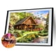 thumbnail image 2 of Cuadros Decorativos Kit de pintura de diamante de taladro redondo completo con vista de cabina DIY 5D imagen de arte (A806) Likrtyny embutido en tela, 2 of 6