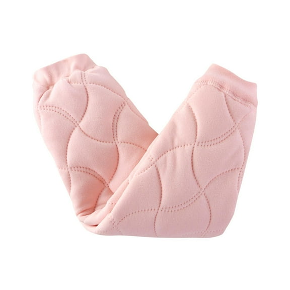 AHTJRT Boys Girls Fleece Lined Pants Thermal Sherpa Tapered Trousers Sports Joggers Pants Winter Lounge Sleepwear Pants Pink 11-12 Years