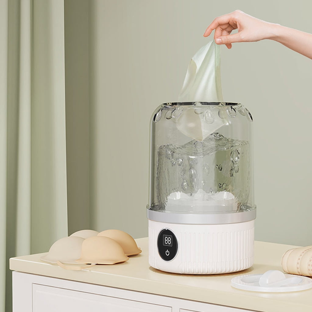 Rechargeable Handheld Washing Machine for Travel Home Use 3000mAh Battery Delicate Garments Baby Clothes Laundry Device