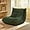 Green, variant on 35.8'' X 41.3'' Armless Fireside Chair, Oversized Soft Sherpa Fabric Floor Lounge Sofa Couch, Comfy Single Lazy Sofa, Leisure Bean Bag Chair for Living Room, Bedroom, Office, Apartment