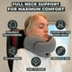 thumbnail image 2 of Almohada de viaje para el cuello FlyHugz de espuma viscoelástica compacta y ergonómica, 2 of 6