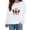 White, variant on Canadian Maple Leaf - Canada Souvenir Unisex Crewneck Hoodless Sweatshirt Classic Casual long sleeves Loose Lightweight Solid Color Blouse Tops