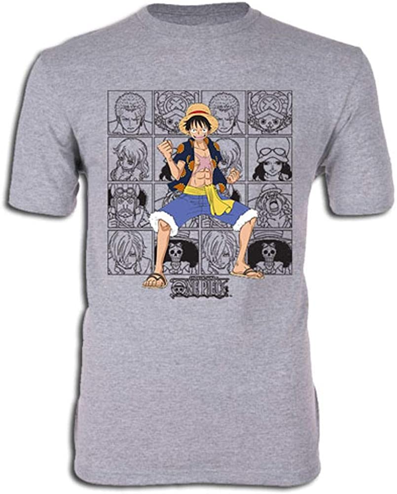 One Piece Dressrosa Arc Straw Hat Crew Portraits T Shirt Walmart Com