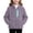 Z31 Purple, variant on Mifsaly Boys Girls Fleece Jacket Zip Up Stand Collar Warm Winter Coats Kids Fall Winter Outdoor Everyday Outerwear with Pockets