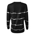 thumbnail image 5 of kayannuo Womens Tops Long Sleeve Shirts Fall Fashion Woman Long Sleeve T-Shirt Summer Printing Loose Blouse Tops Black, 5 of 6