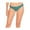 Green - stormgreen, variant on Tavik Womens Ali Minimal Coverage Bikini Swim Bottom, White, X-Small