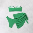 thumbnail image 7 of JoveMarine Women's Push-Up Three-Piece Bikini Set, Sexy Two-Piece Swimsuit with Padded Cups, Enhanced Lift Bikini Sets for Women,Dark Green XL, 7 of 7