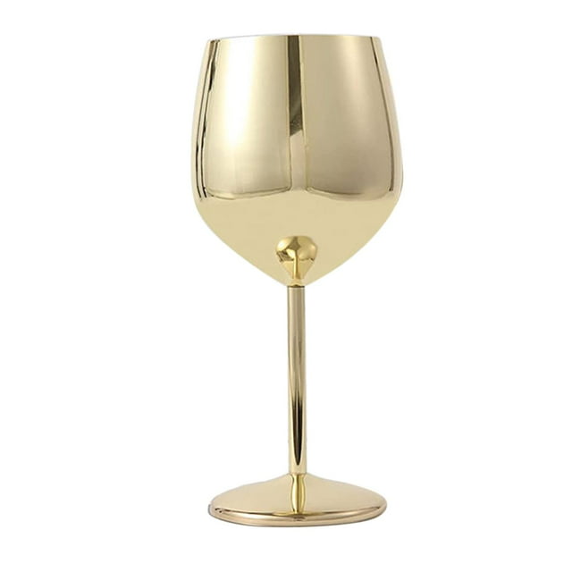 veasfak Verre Rouge Incassable Élégant Vaisselle pour Dîners Célébration Mariage Doré