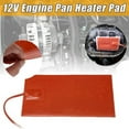 12V 13X23CM Car Silicone Heating Pad Engine Cylinder Block Hydraulic
