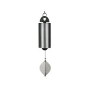 Woodstock Chimes Heroic Windbell Wind Chime for Outside 24 Inch Medium Grey Deep Tone Sound Outdoor Decor for Patio Porch Garden