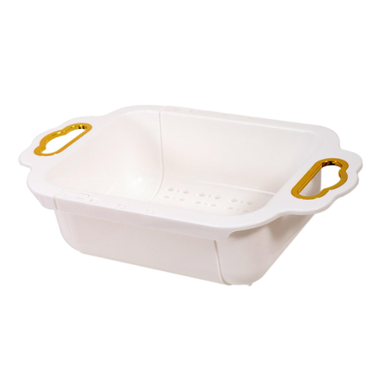 Extendable Colander over The Sink, Expandable Kitchen Sink Colander