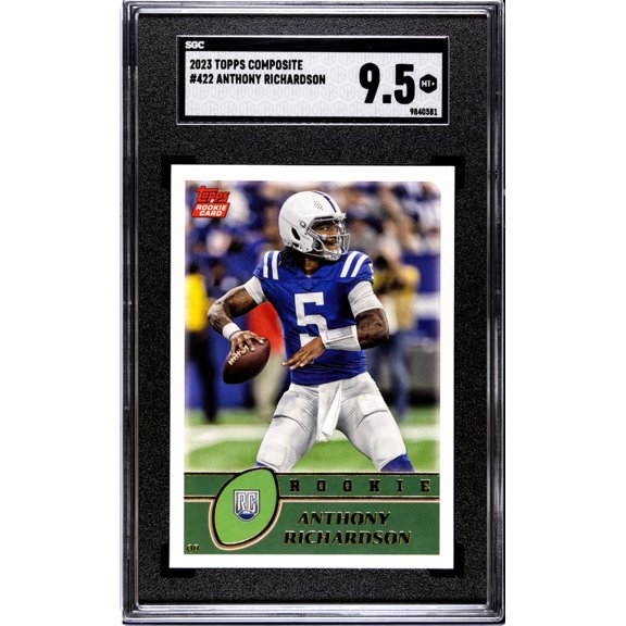 Collectible Graded 2023 Topps Composite Archives Anthony Richardson #422 SGC 9.5 Football Card