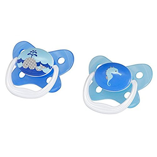 Dr. Brown's Prevent Butterfly Pacifiers Stage 1, Blue