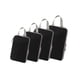thumbnail image 4 of Bolsas de almacenamiento de compresión, organizadores de embalaje de equipaje, bolsas de cubos de embalaje de compresión de viaje para vacaciones al Negro, 4 of 8