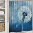 thumbnail image 6 of Orinice Dandelion Bathroom Decor Set, Colorful Luxurious Graphic Print Polyester Fabric Fashion Shower Curtain with Hooks, Waterproof Bathroom Curtain Decoration for Home Bathtubs 69x72, 6 of 7