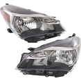 thumbnail image 4 of For 15 16 17 Yaris Halogen Headlight Headlamp Head Light Lamp w/o Bulb SET PAIR, 4 of 5