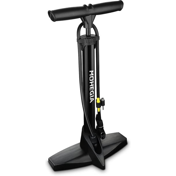 MOHEGIA Bike Floor Pump,Bicycle Tire Pump,High Pressure 160 PSI/ Fits